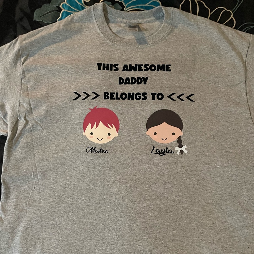 Made2order This awesome daddy belongs to shirt